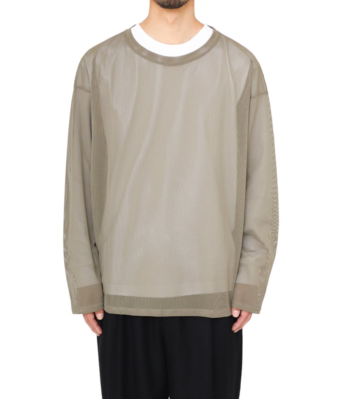 S.S. Crew Neck Shirt - Knit Mesh | South2 West8(サウスツーウエスト