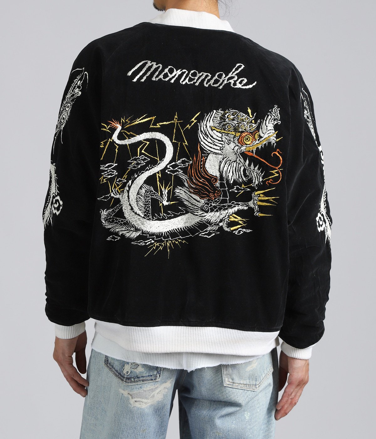 0658 スカジャン　ブルゾン　最上もが　着 REVERSIBLE SKA JAMBER | mononoke・made(モノノケ・メイド