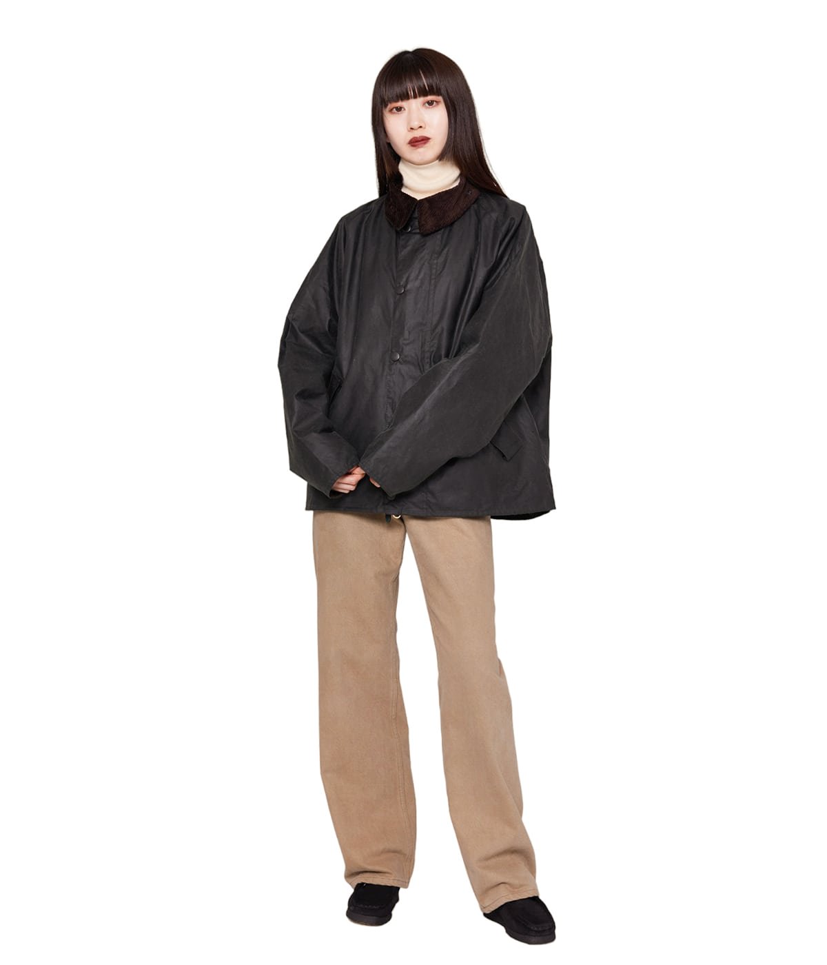 Barbour バブアー TRANSPORT WAX Sage 38 - ブルゾン