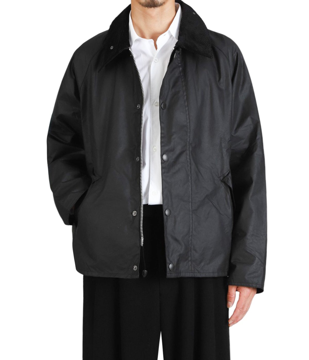 Barbour transport サイズ40 黒 Barbour os transport wax transport jacket