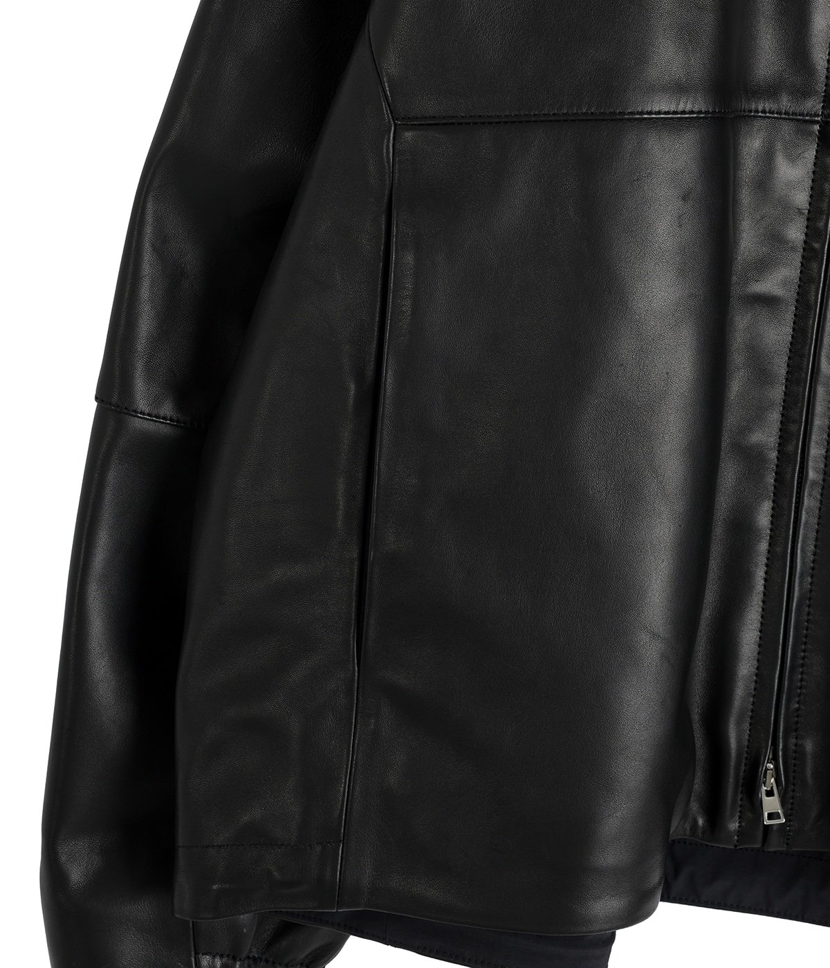 BETA LEATHER JACKET -SHEEP VEGETABLE VACLUM LEATHER- | NTN