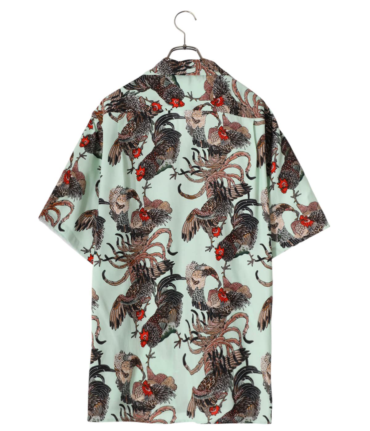 RAYON SHORT SLEEVE ALOHA SHIRT(伊藤若冲 群鶏)