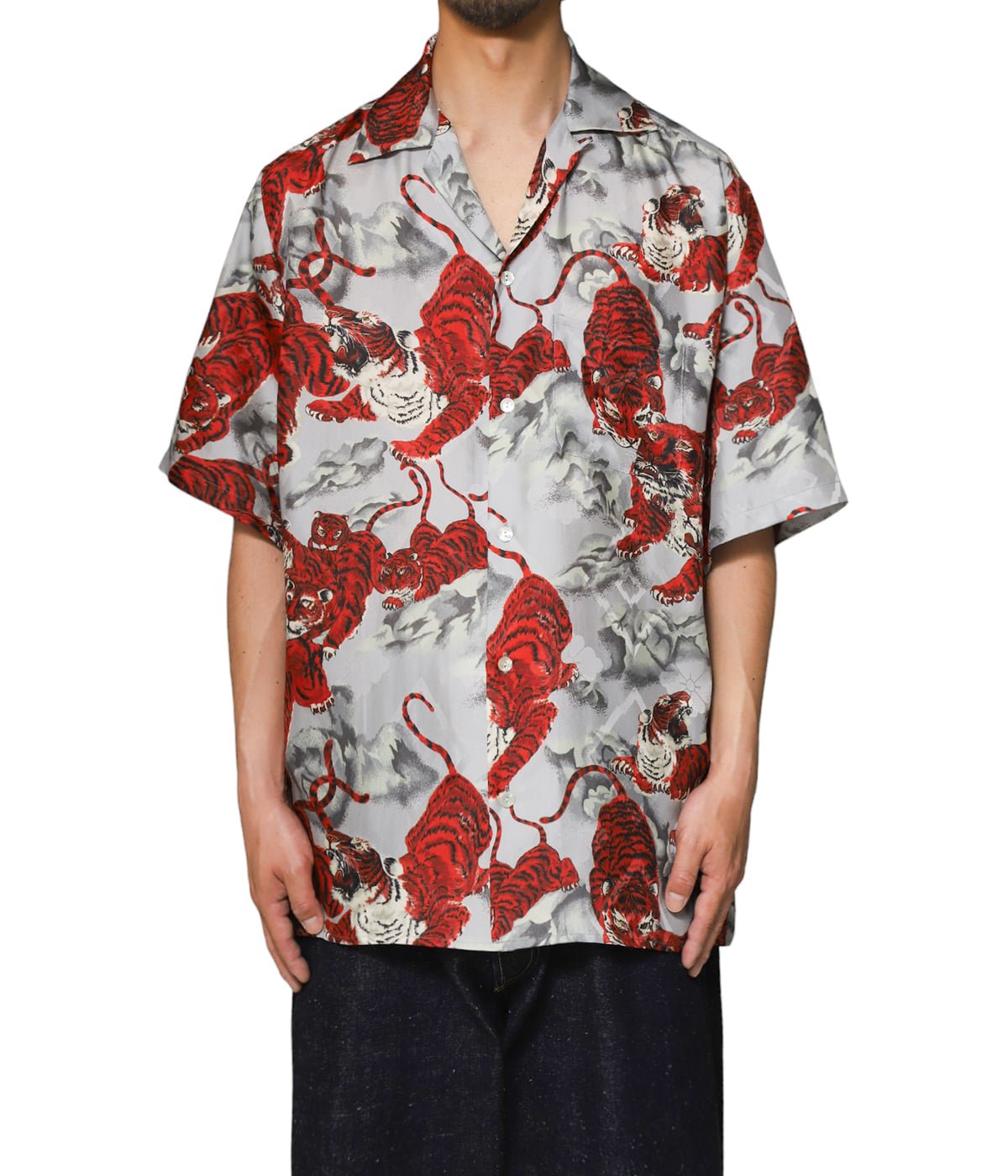 SILK CUPRA SHORT SLEEVE ALOHA SHIRT(百虎) | NIPOALOHA(ニポアロハ) / トップス 半袖シャツ  (メンズ)の通販 - ARKnets(アークネッツ) 公式通販 【正規取扱店】