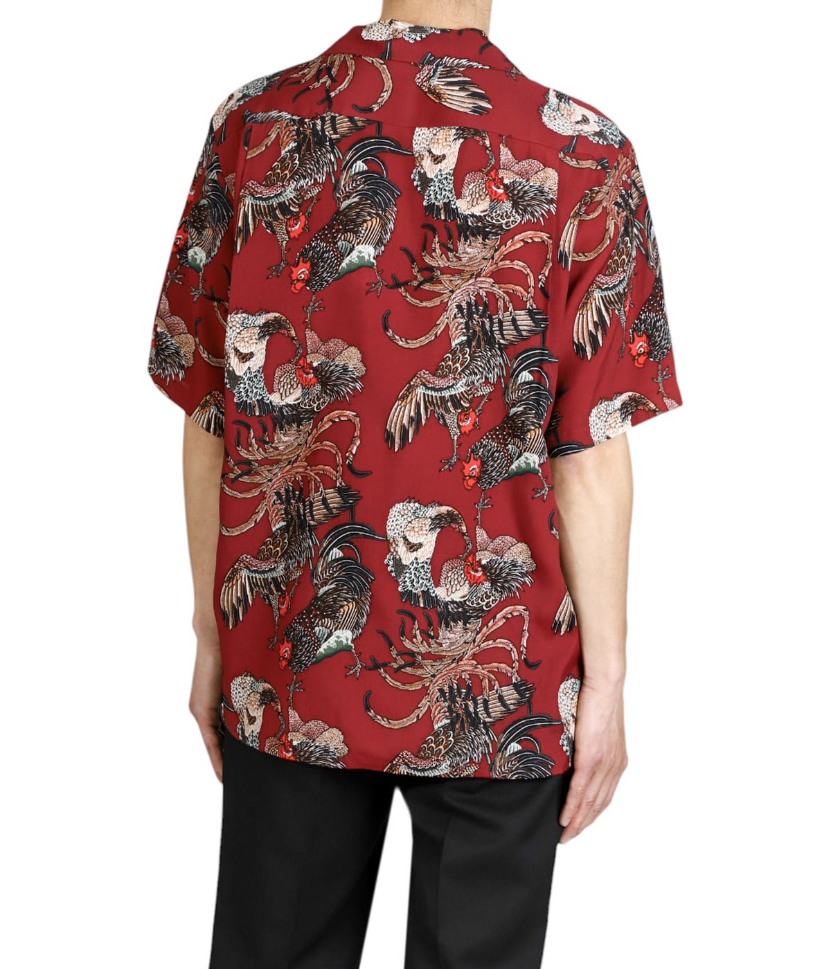 RAYON SHORT SLEEVE ALOHA SHIRT(伊藤若冲 群鶏) | NIPOALOHA