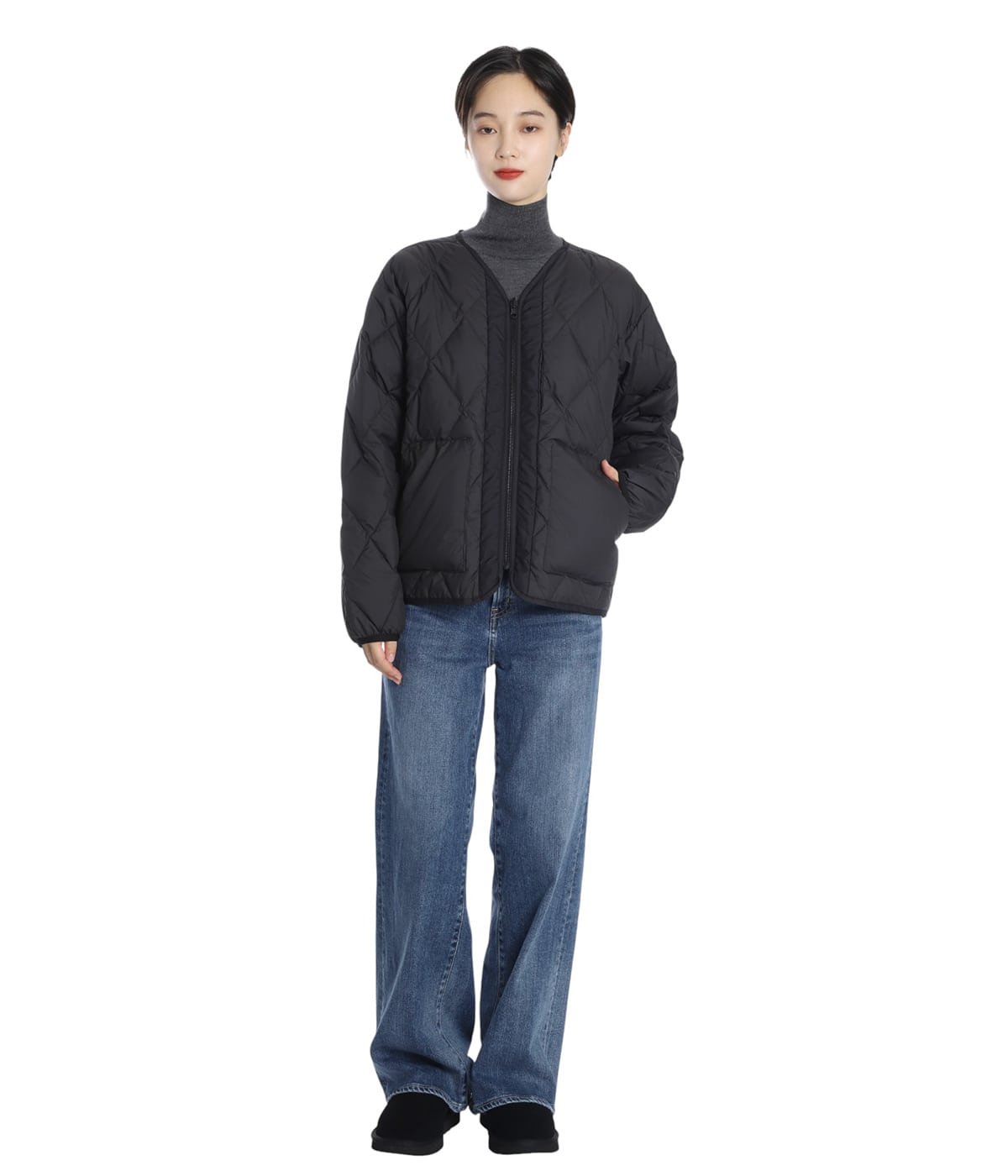 PERTEX QUANTUM PLAS Field Down Cardigan | THE NORTH FACE PURPLE