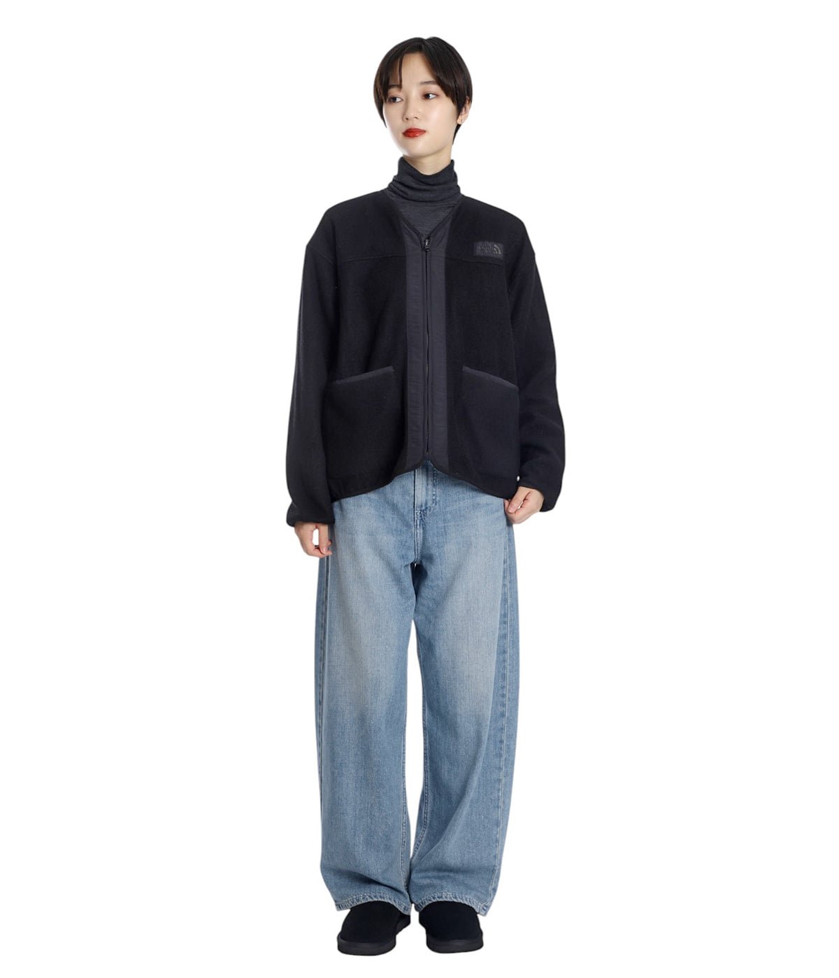 ジャケット・アウター THE NORTH FACE FLEECE FIELD CARDIGAN THE NORTH FACE PURPLE LABEL PLAS Wool Fleece Field Cardigan