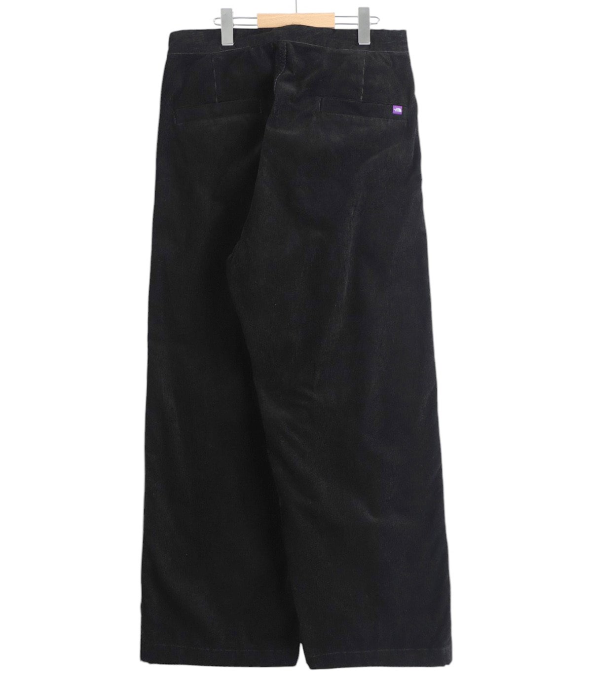 ARGUEコーデュロイ パンツサイズ3 ブラック Corduroy Wide Straight Field Pants | THE NORTH FACE PURPLE LABEL