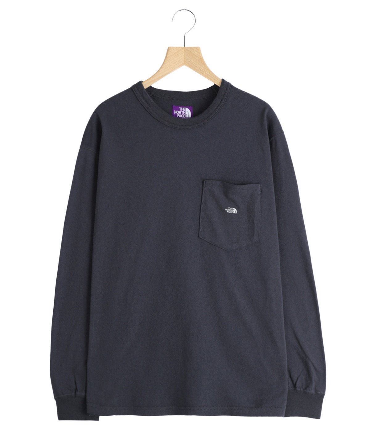 予約】8oz Field Long Sleeve Pocket Tee | THE NORTH FACE PURPLE