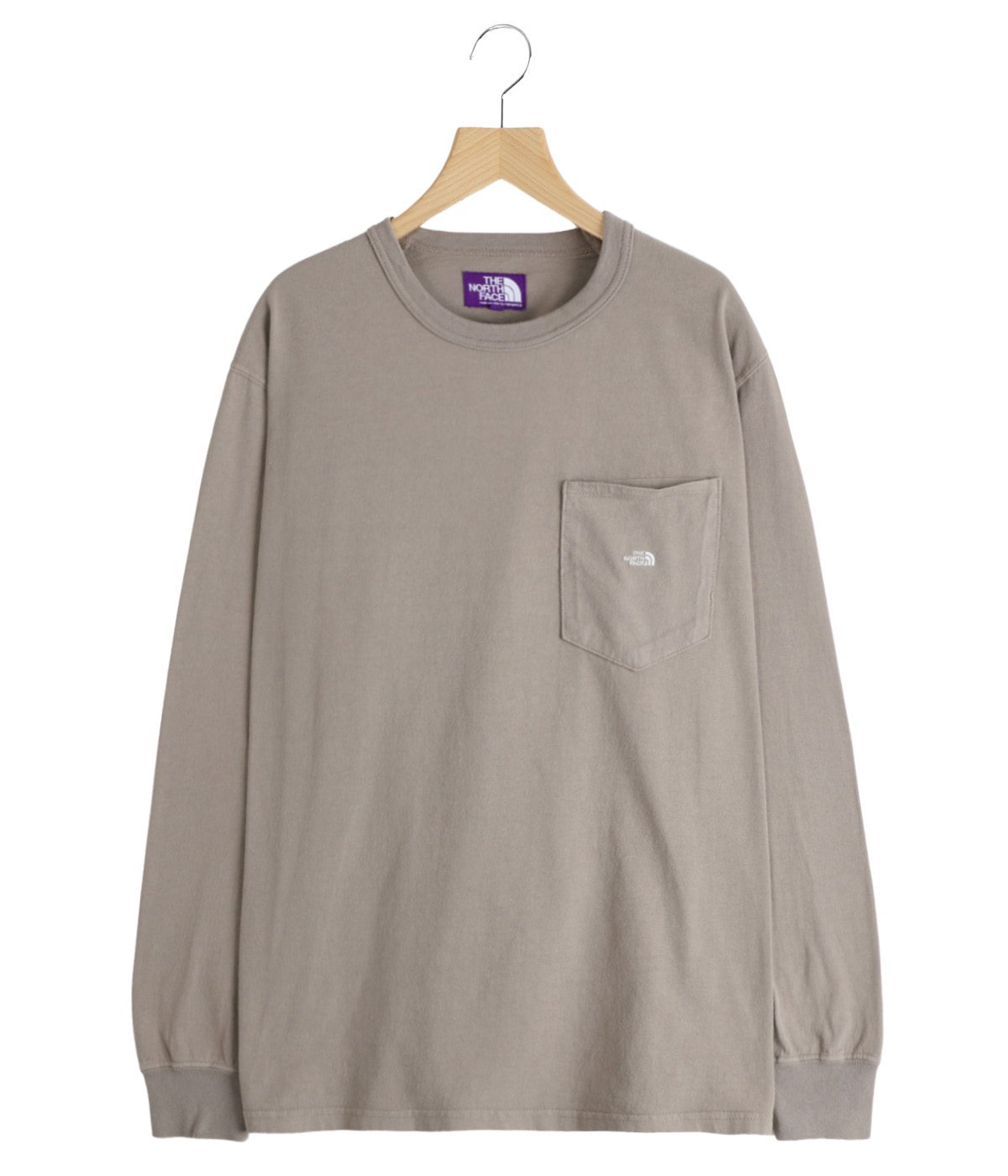 予約】8oz Field Long Sleeve Pocket Tee | THE NORTH FACE PURPLE