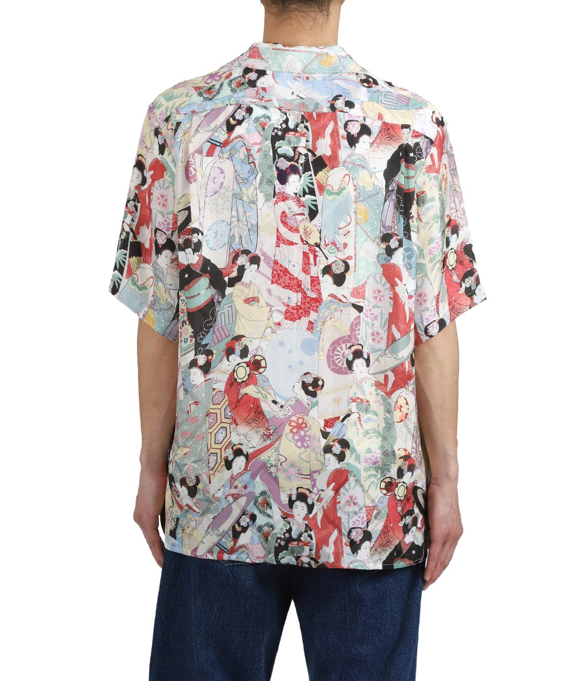 SILK CUPRO SHORT SLEEVE ALOHA SHIRT〈MAIKO〉 | NIPOALOHA
