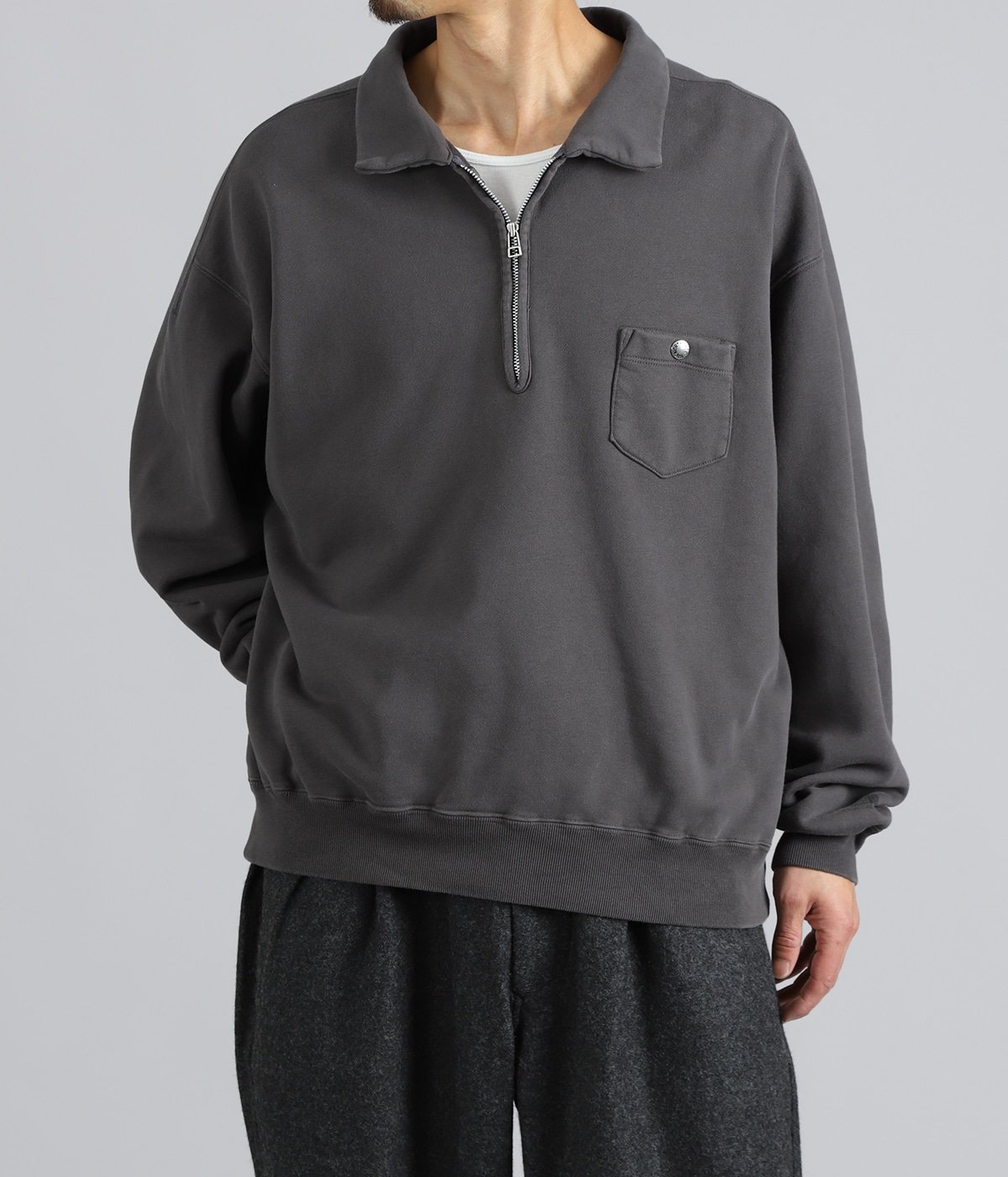 Garment Dyed Field Half Zip Sweatshirts | THE NORTH FACE PURPLE