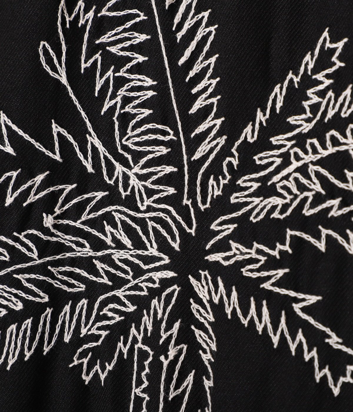 Palm Tree Hand Embroidery LS Shirt | NOMA t.d.(ノマ ティーディー ...