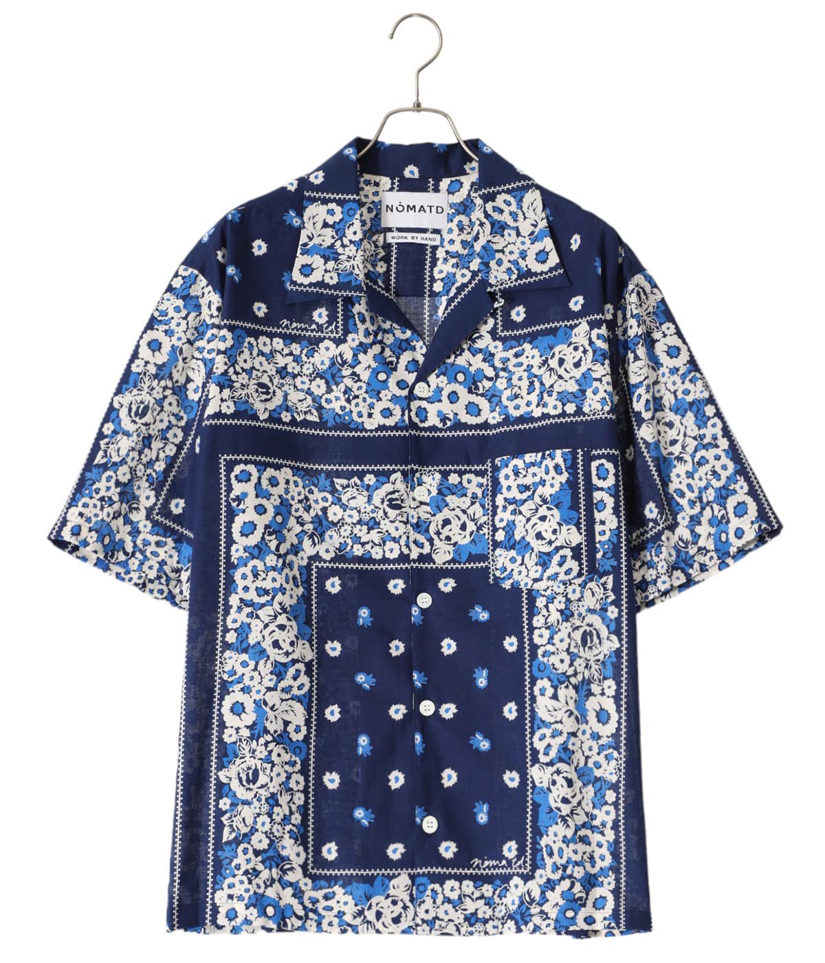 Indigo Print Summer Shirt | NOMA t.d.(ノマ ティーディー 