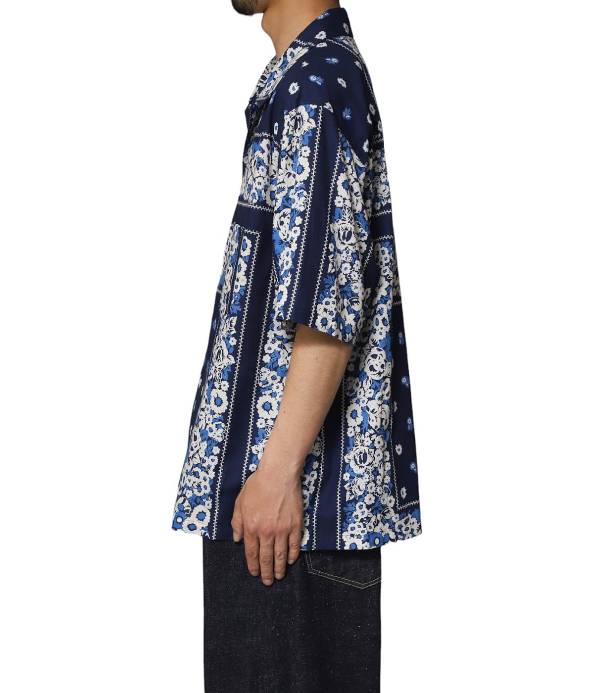Nchan さま Indigo Print Summer Shirt | NOMARHYTHM TEXTILE(ノーマリズム