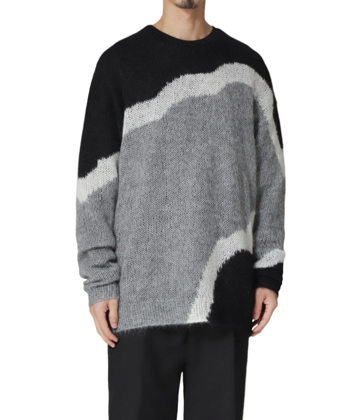 Hand Knitted Mohair Sweater | NOMARHYTHM TEXTILE(ノーマ