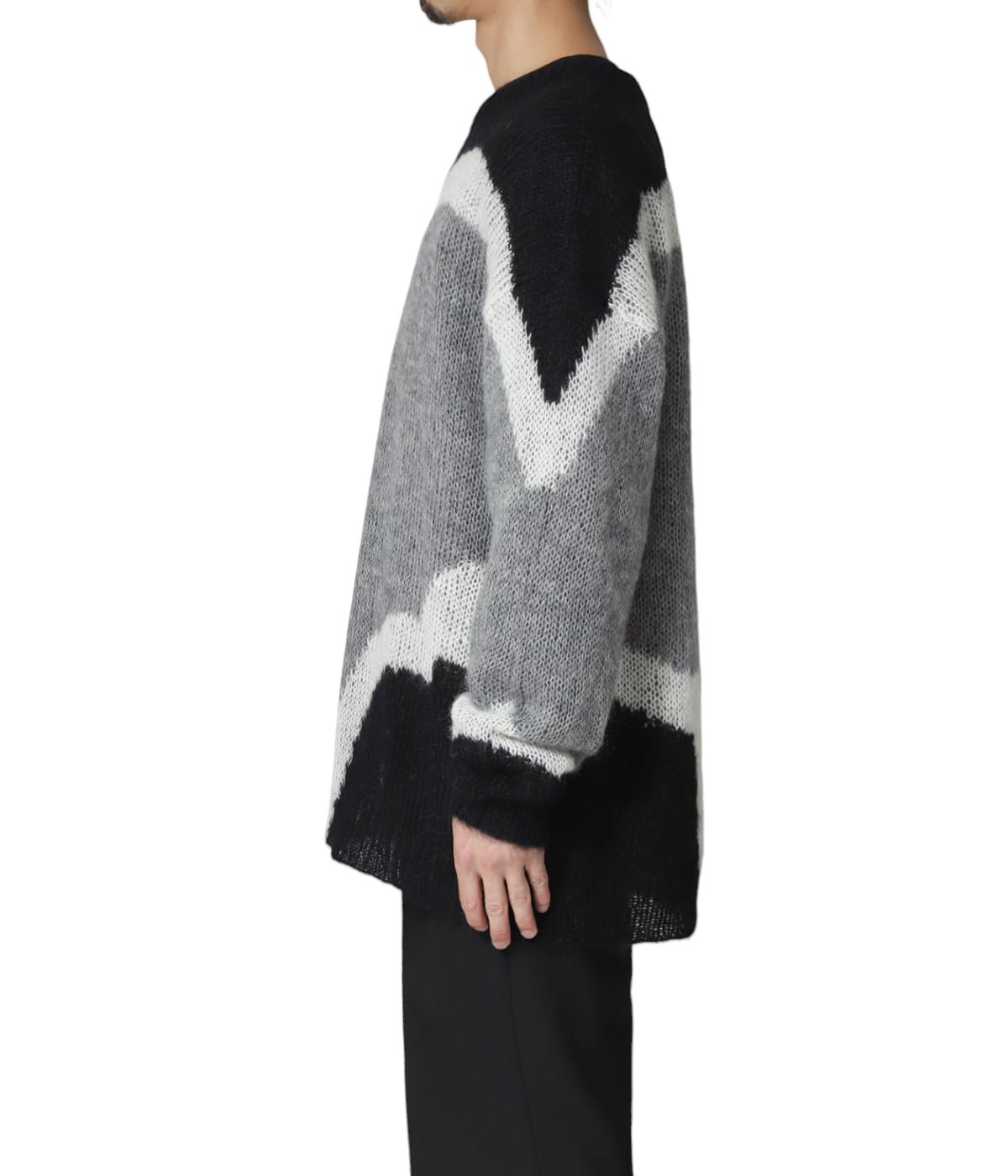 Hand Knitted Mohair Sweater | NOMARHYTHM TEXTILE(ノーマ