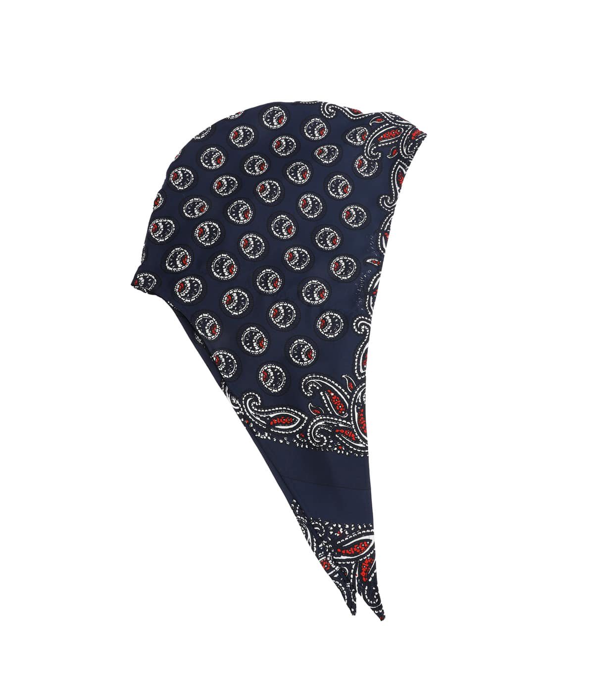 Paisley Silk Hoody Scarf | NOMARHYTHM TEXTILE(ノーマリズム