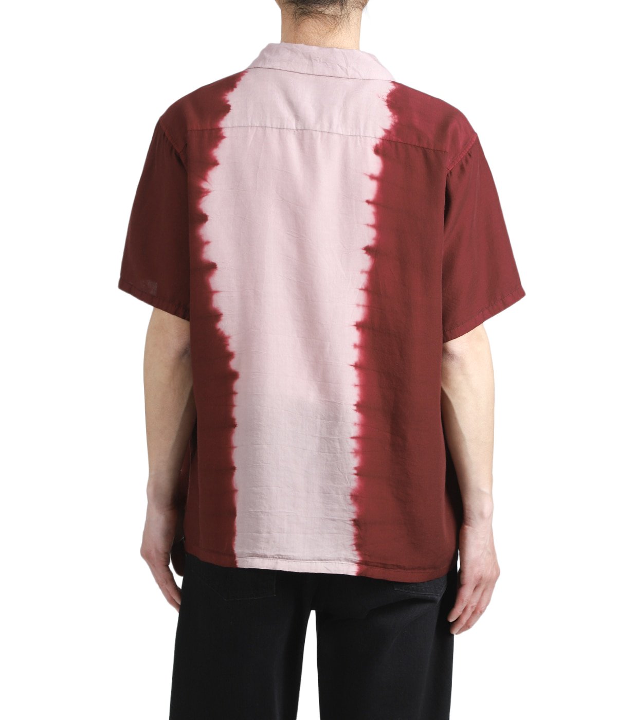 Hand Dye Open Collar SS Shirt | NOMARHYTHM TEXTILE(ノーマリズム