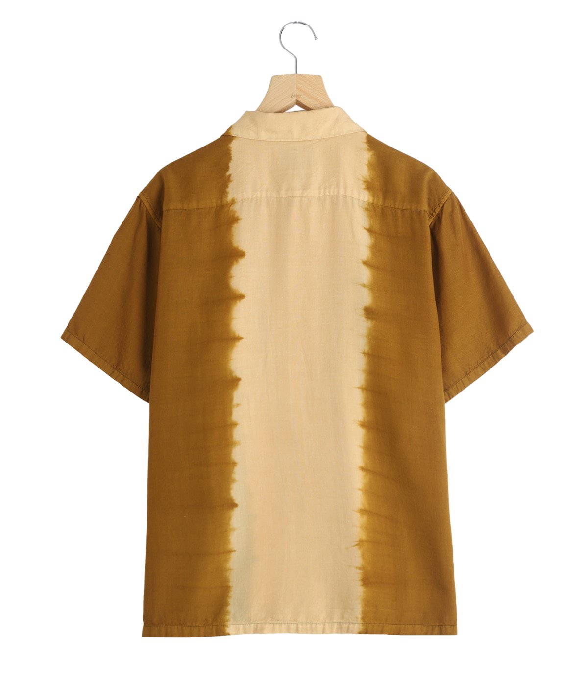 Hand Dye Open Collar SS Shirt | NOMARHYTHM TEXTILE(ノーマリズム