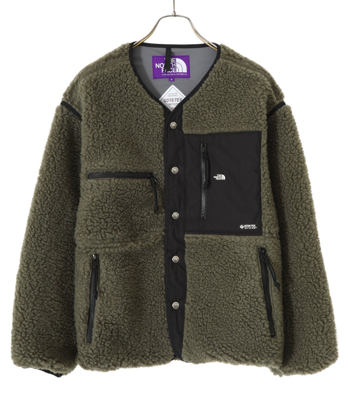 Wool Boa Fleece Field Cardigan