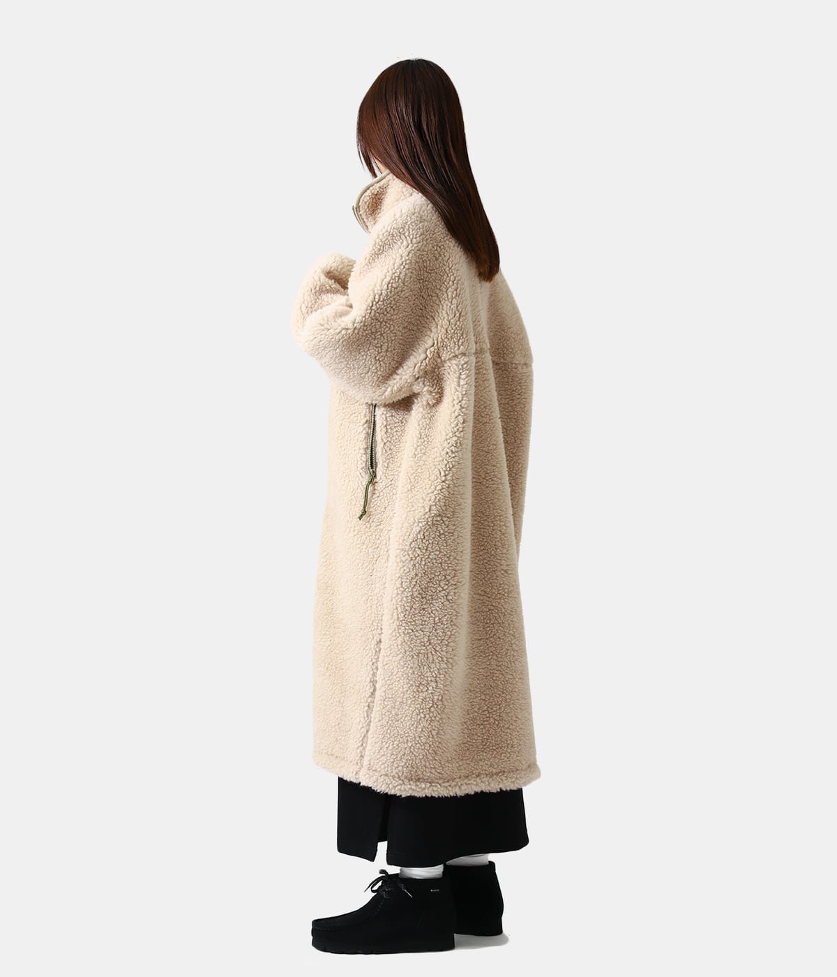 Wool Boa Fleece Field Coat  新品未使用