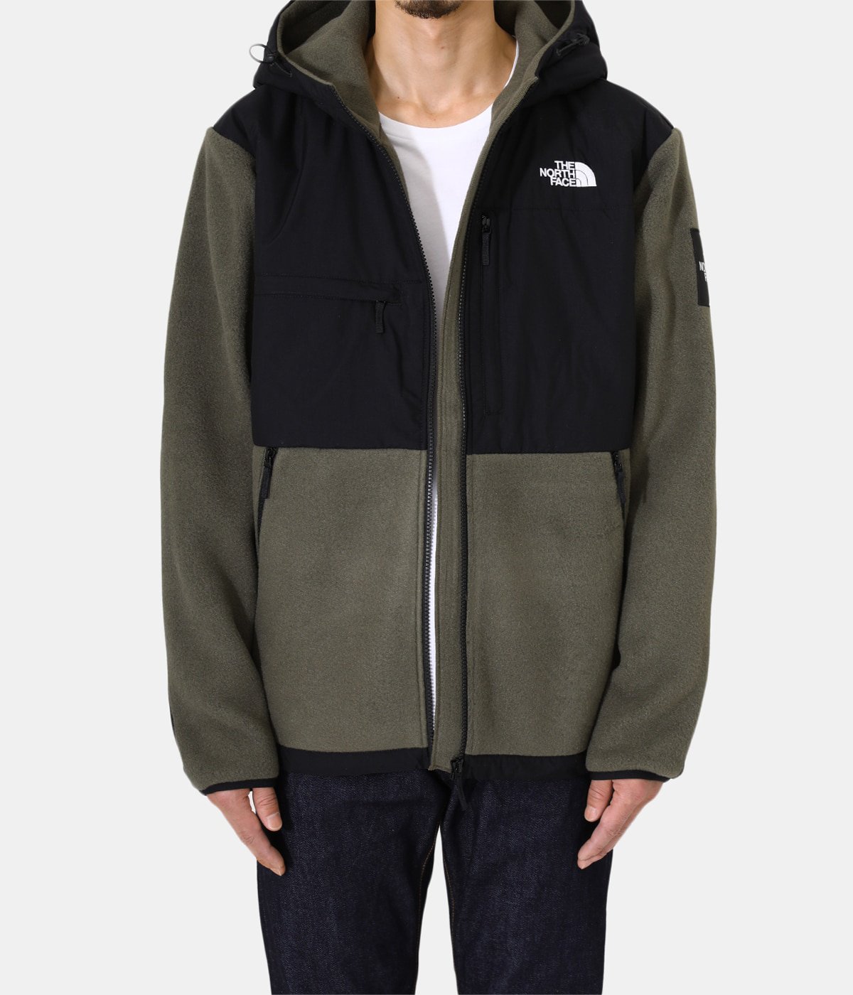 The North Face Denali Hoodie JKT black着丈67cm