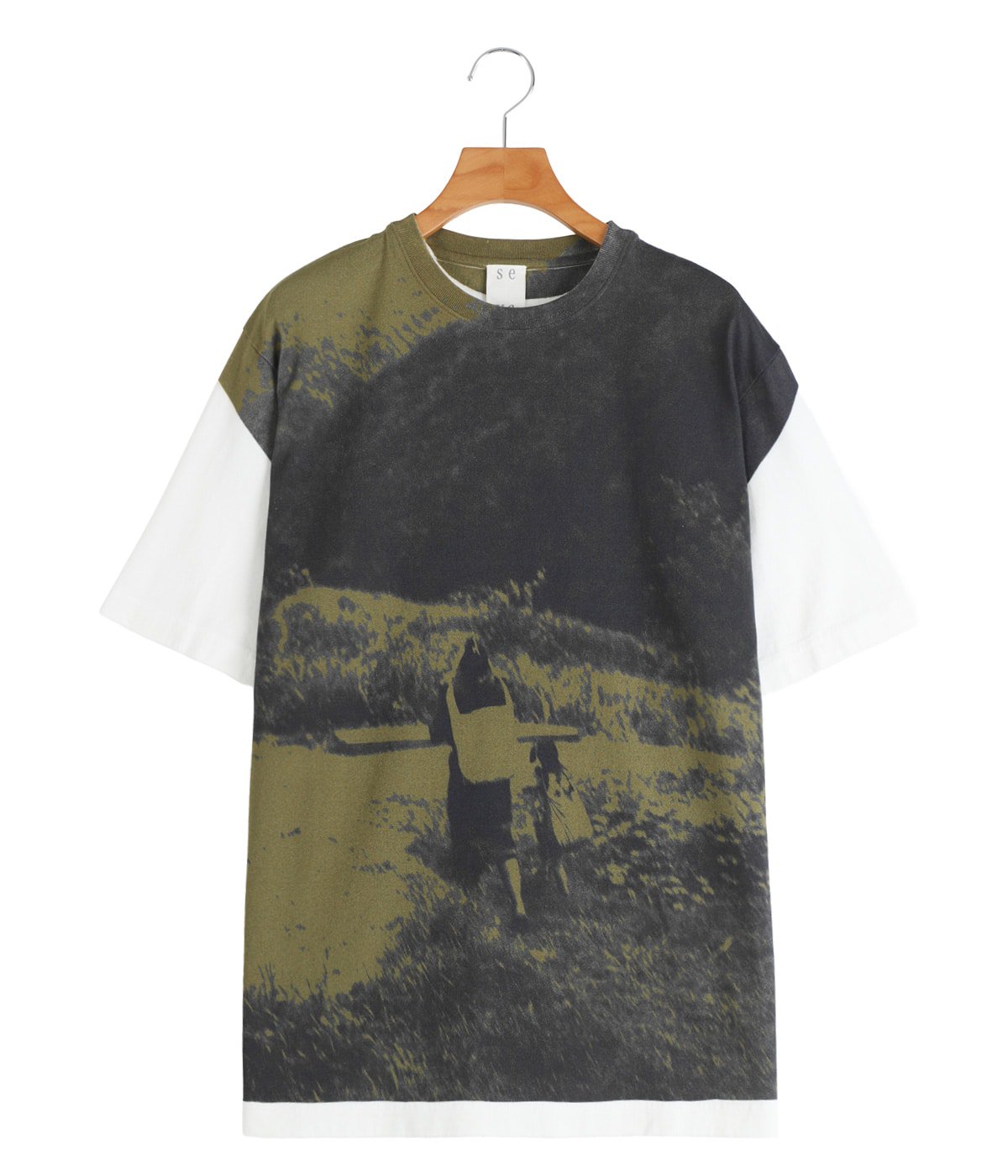 セヤ Seya. コットン クルーネックハーフスリーブプルオーバー Tシャツ セヤ Seya. コットン クルーネックハーフスリーブプルオーバー Tシャツ