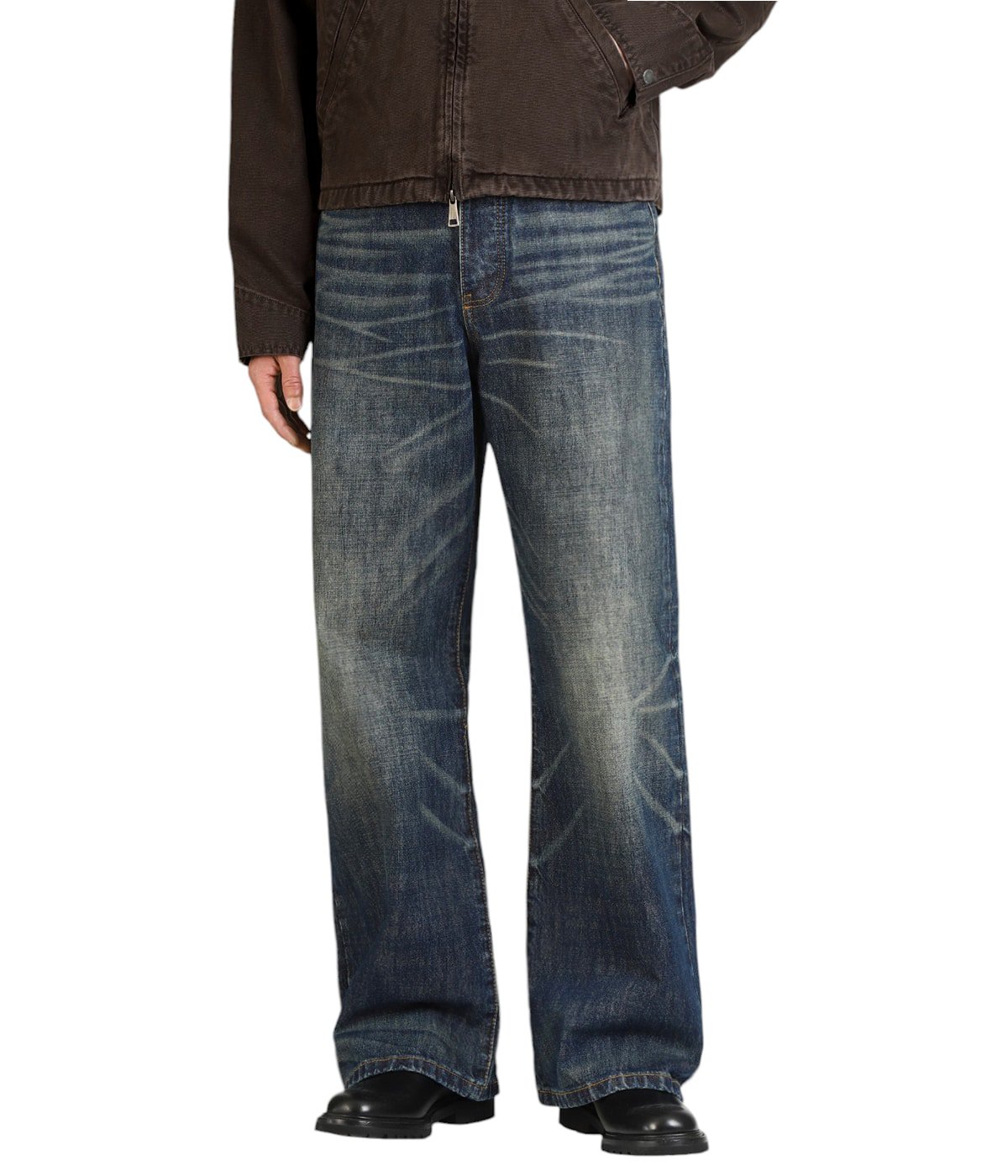 Dark-Wash Japanese Baggy Denim | NO MAINTENANCE(ノー