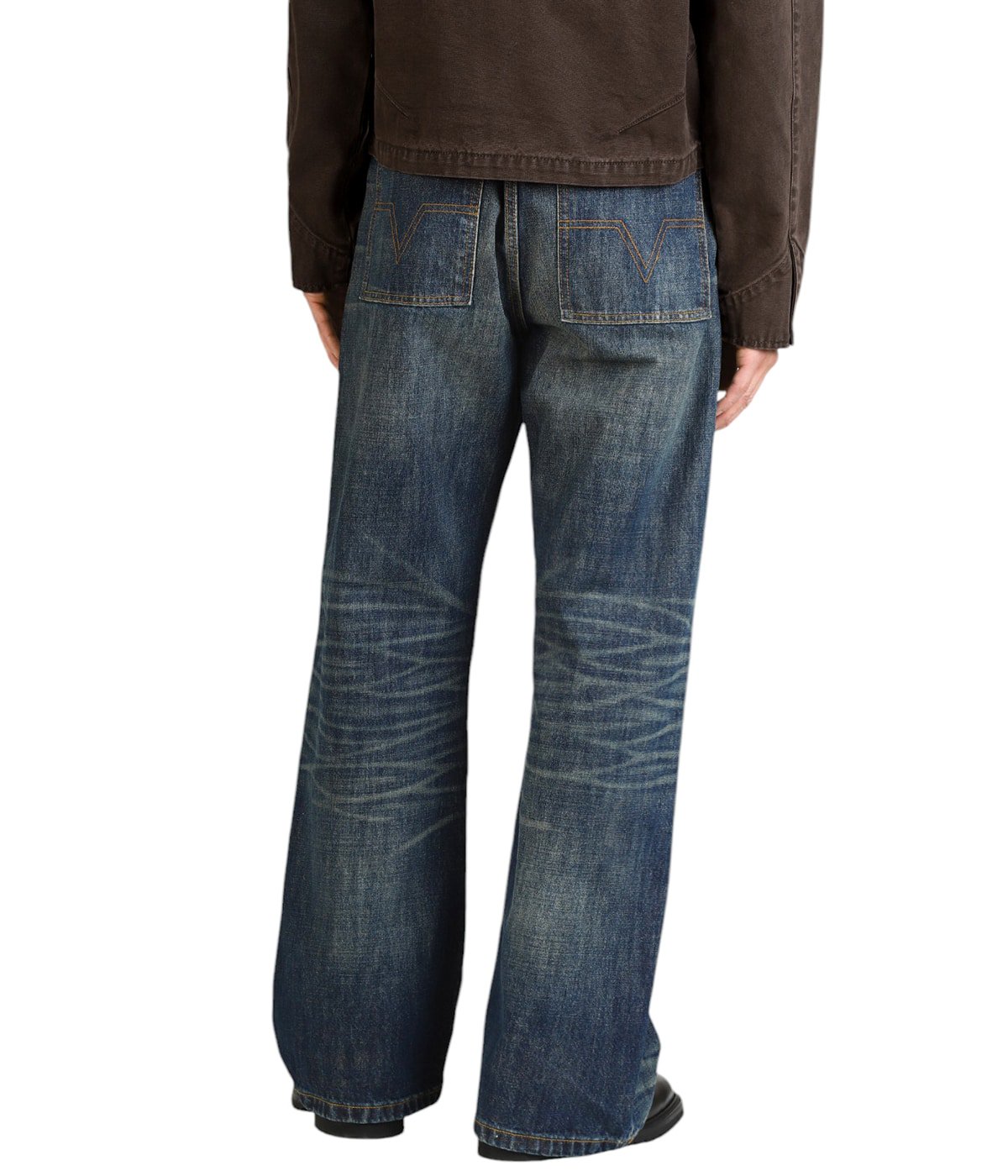 Dark-Wash Japanese Baggy Denim | NO MAINTENANCE(ノー Dark-Wash Japanese Baggy Denim | NO MAINTENANCE(ノー