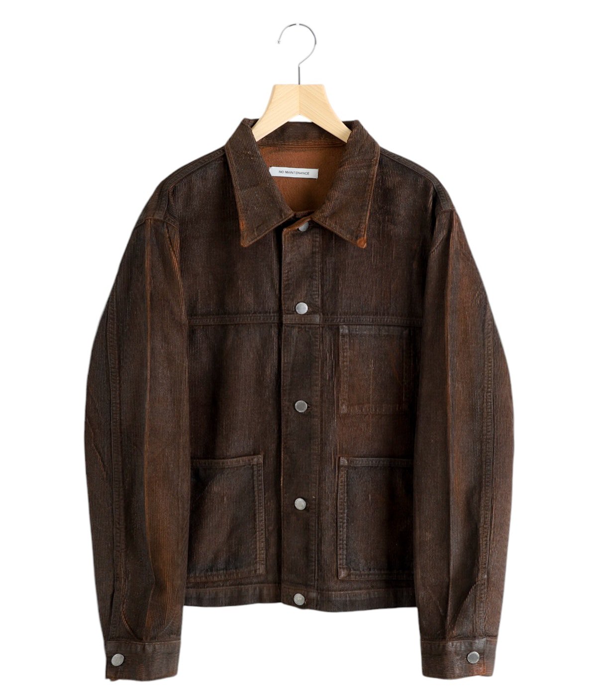 ESTROISLOSE コーデュロイジャンバーコート　ブラック　綿100% 予約】TORAI WAXED CORDUROY JACKET | NO MAINTENANCE(ノー