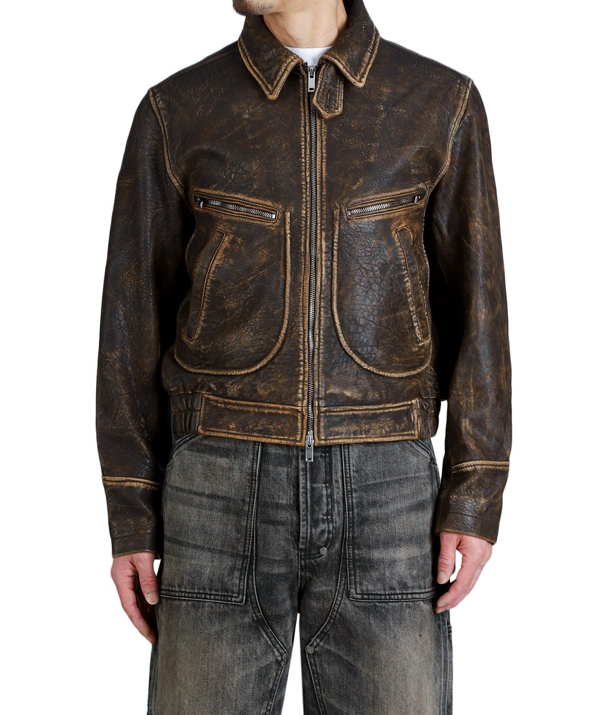 AERO LEATHER JACKET | NO MAINTENANCE(ノーメンテナンス) / アウター