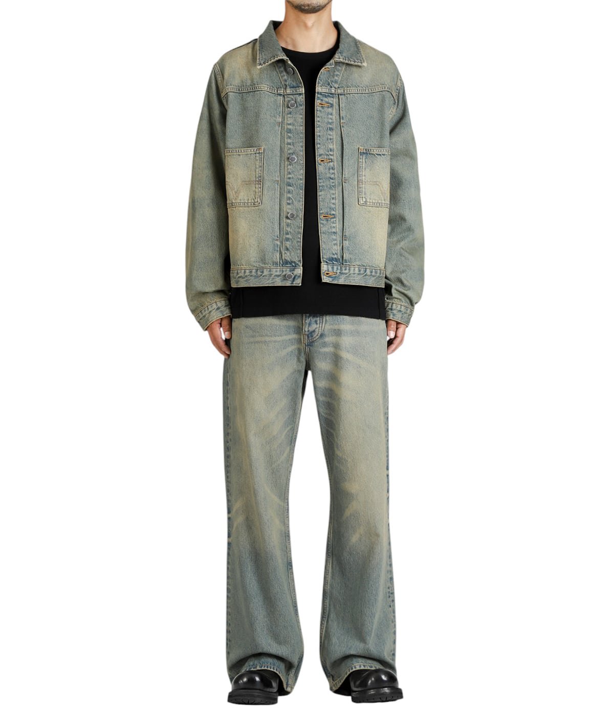 【新品未使用品】NO MAINTENANCEバギーデニム　28インチ NO MAINTENANCE - 【残り一点】Japanese Baggy Denim | ACRMTSM