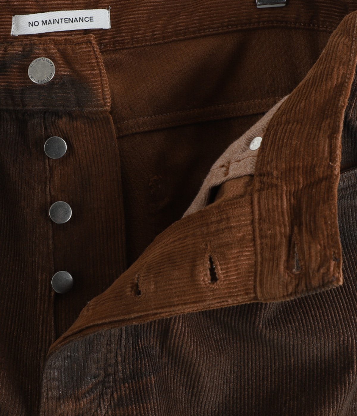 WAXED BAGGY CORD PANTS | NO MAINTENANCE(ノーメンテナンス