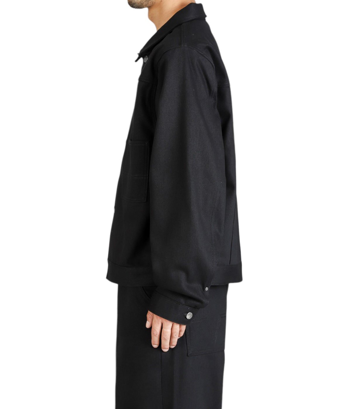 ジャケット・アウター NO MAINTENANCE Black Trucker Jacket S ジャケット・アウター NO MAINTENANCE Black Trucker Jacket S NO