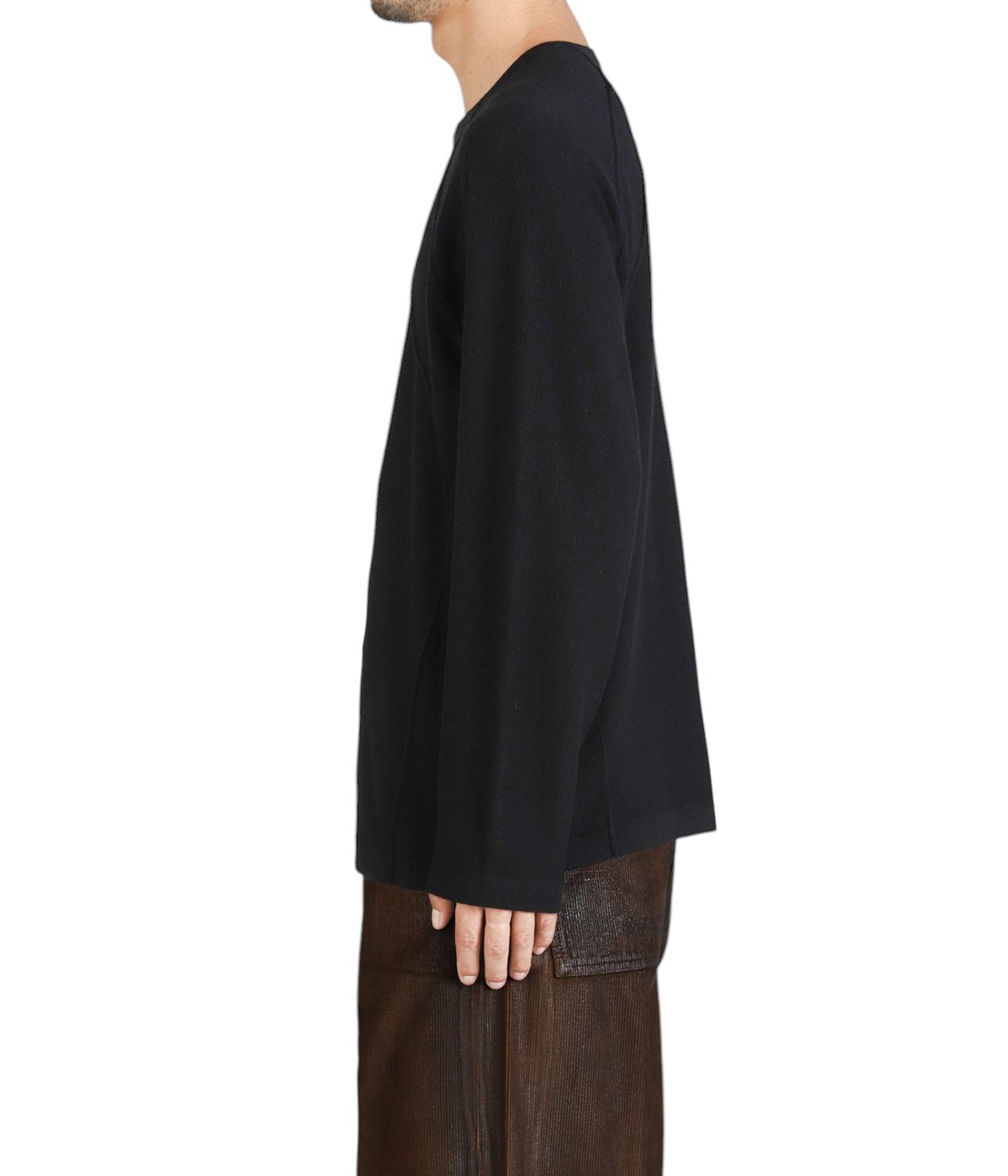 トップス nomaintenance raw seam cashmere knit CASHMERE RAW SEAM KNIT | NO MAINTENANCE(ノーメンテナンス