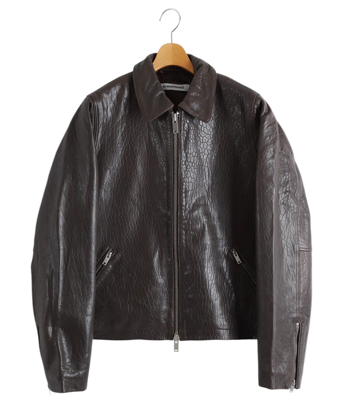 ジャケット・アウター NO MAINTENANCE LEATHER MECHANIC JACKET No Maintenance - Leather Mechanic Jacket | No Maintenance