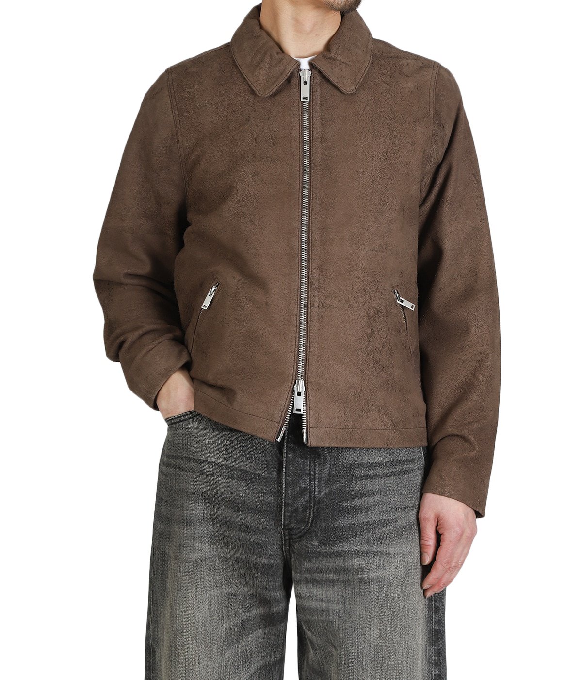 最終値下げmachatt 新作サージノーカラーオーバージャケット MECHANIC JACKET V3 | NO MAINTENANCE(ノーメンテナンス) / アウター
