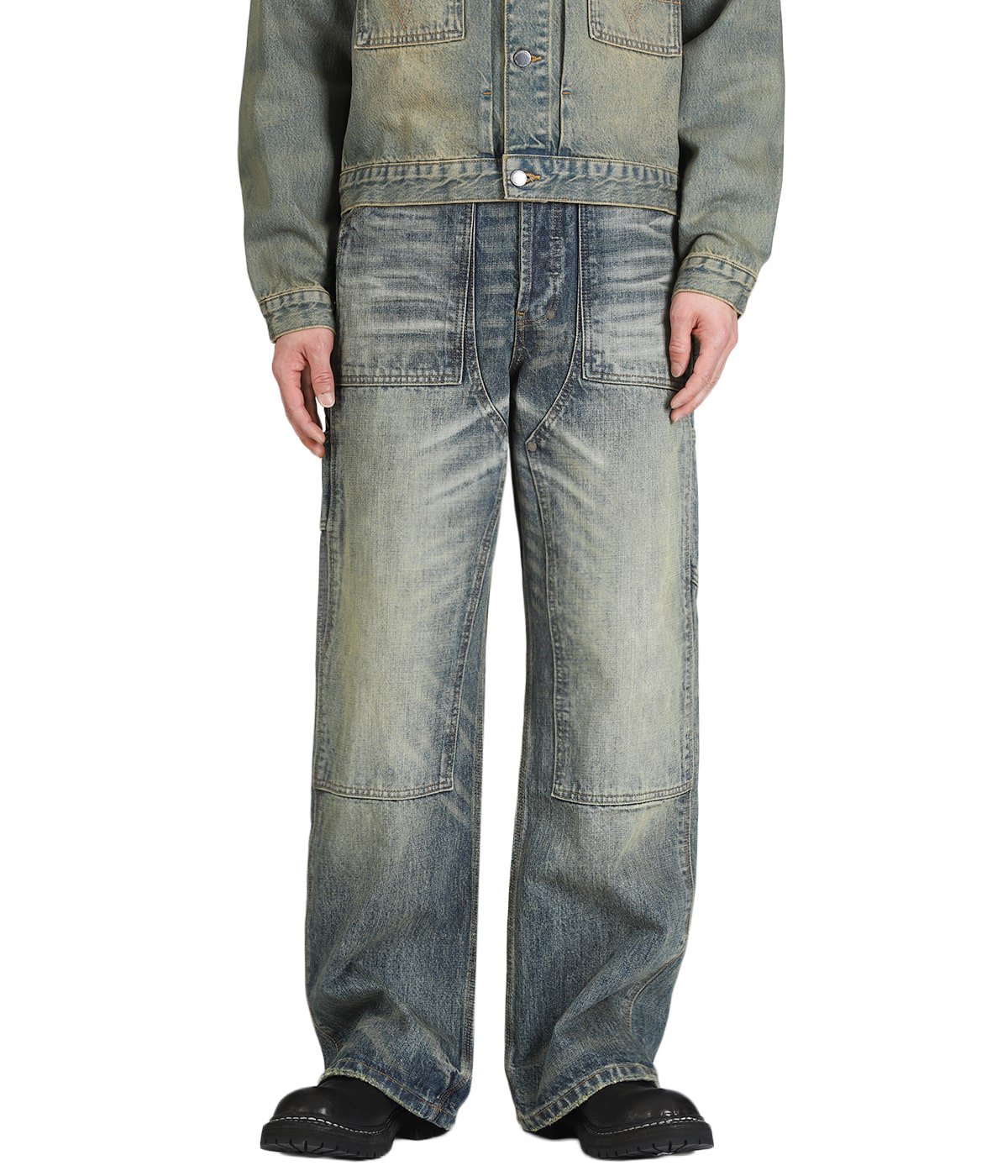 JAPANESE DENIM DOUBLE KNEE | NO MAINTENANCE(ノーメンテナンス