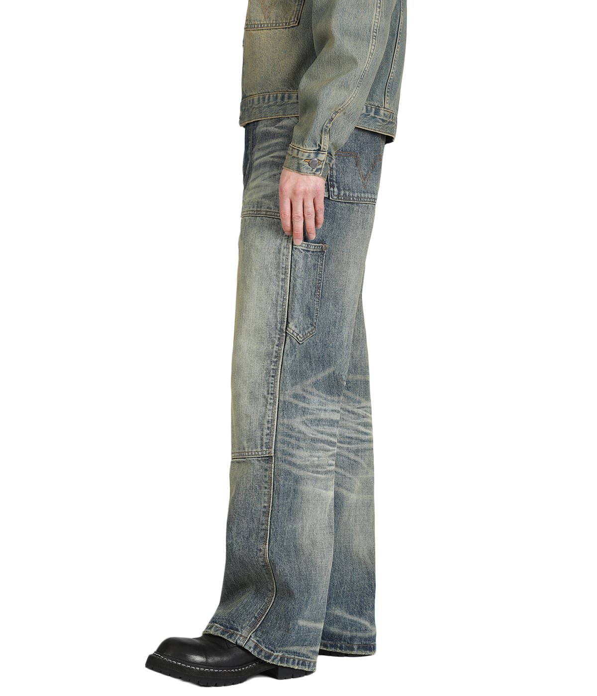 JAPANESE DENIM DOUBLE KNEE | NO MAINTENANCE(ノーメンテナンス