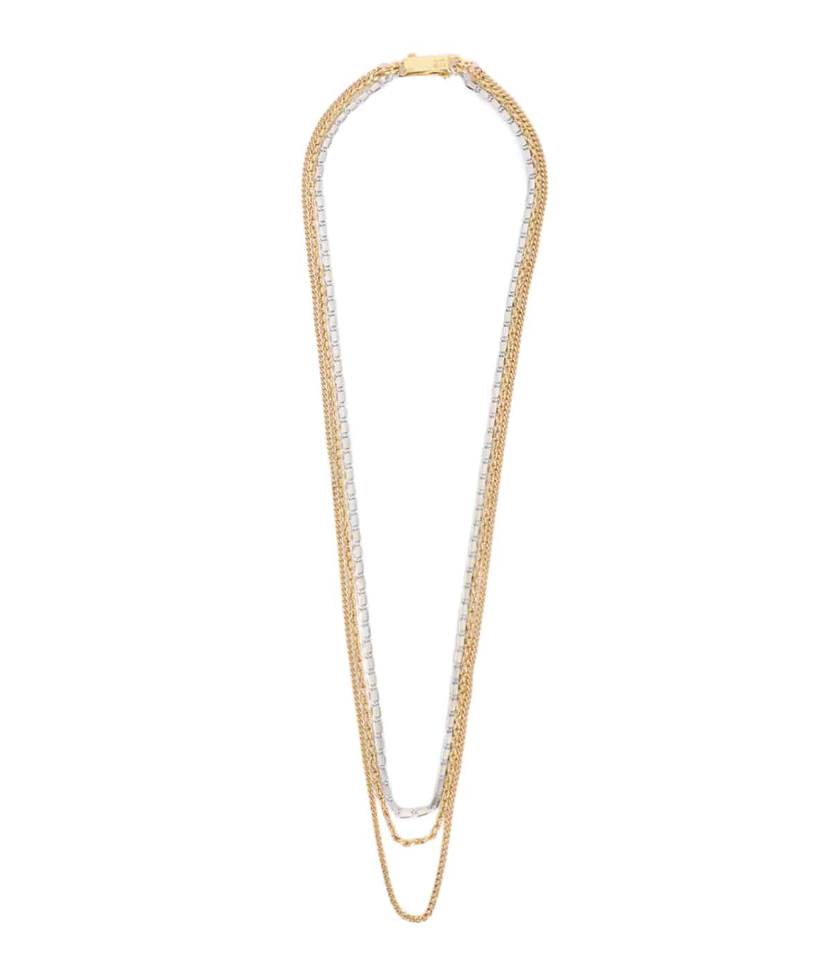 Triple Layered Chain Necklace | NUMBERING(ナンバリング