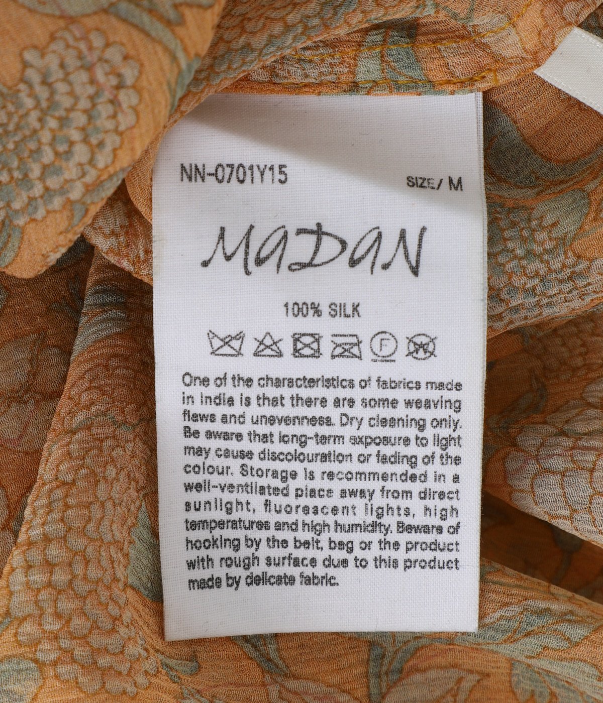 MADAN / マダン( スキッパーシャツ - シルクシフォン ) | NICENESS