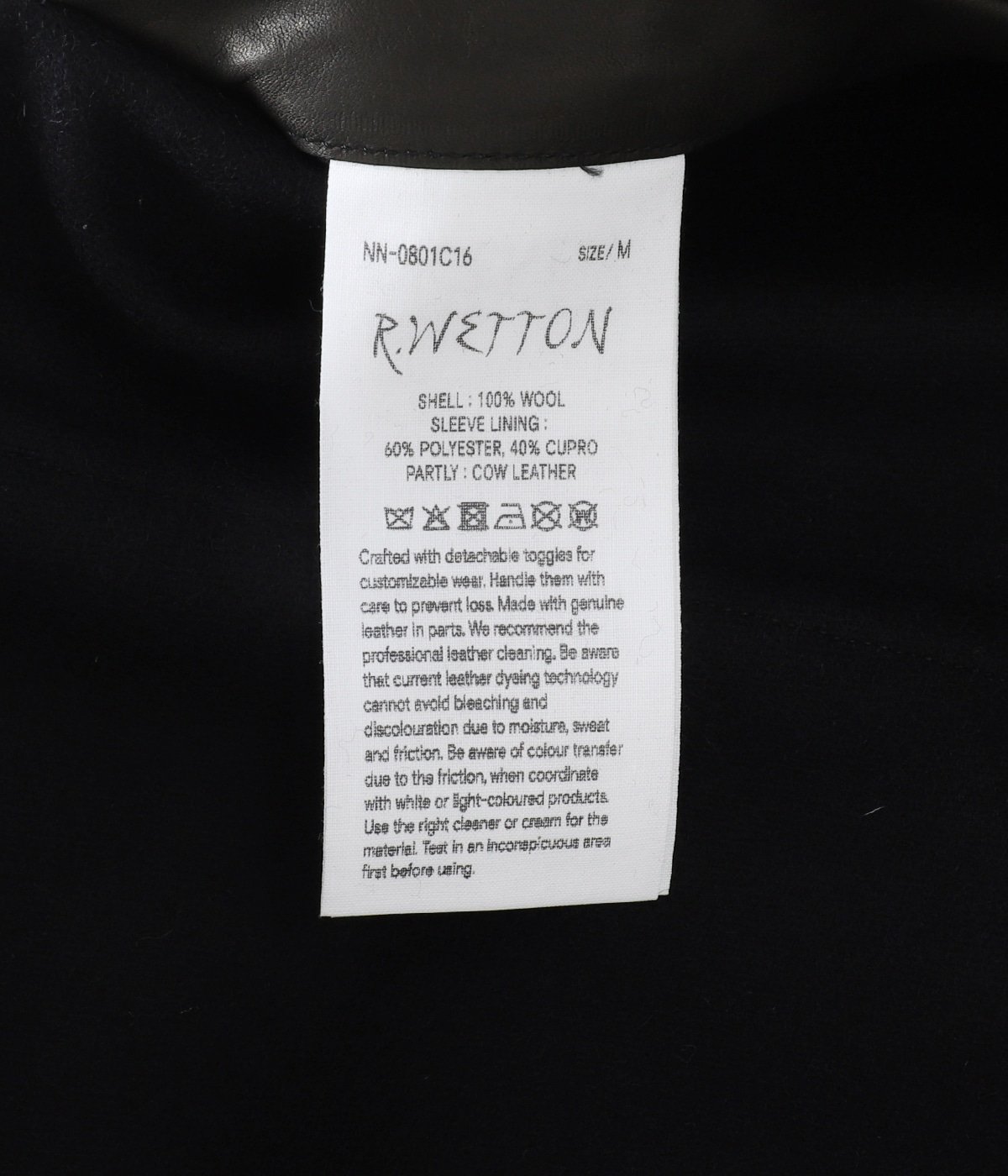 R.WETTON / R.ウェットン ( ホースライディングメルトン ダッフル