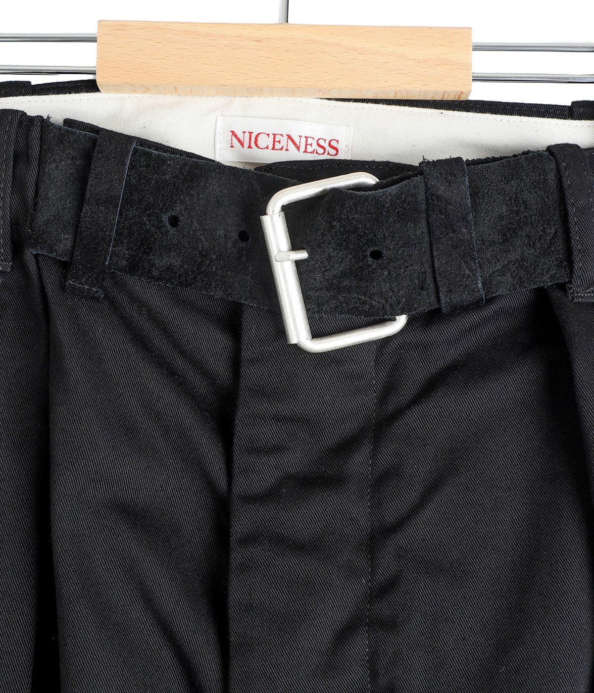 JORDAN / ジョーダン (インテグレイテッドレザーベルトトラウザー