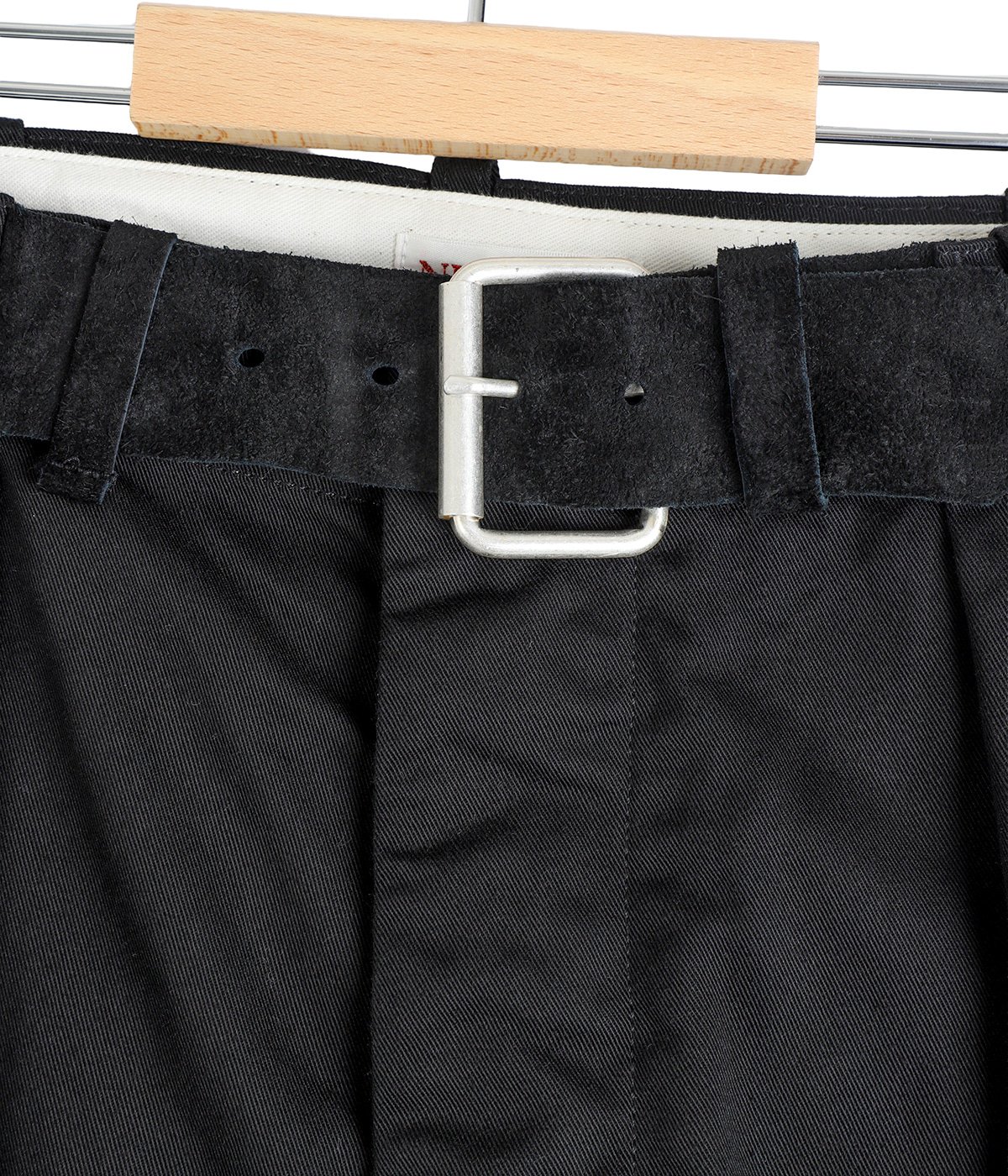 METHOD / メソッド (インテグレイテッドレザーベルトショーツ
