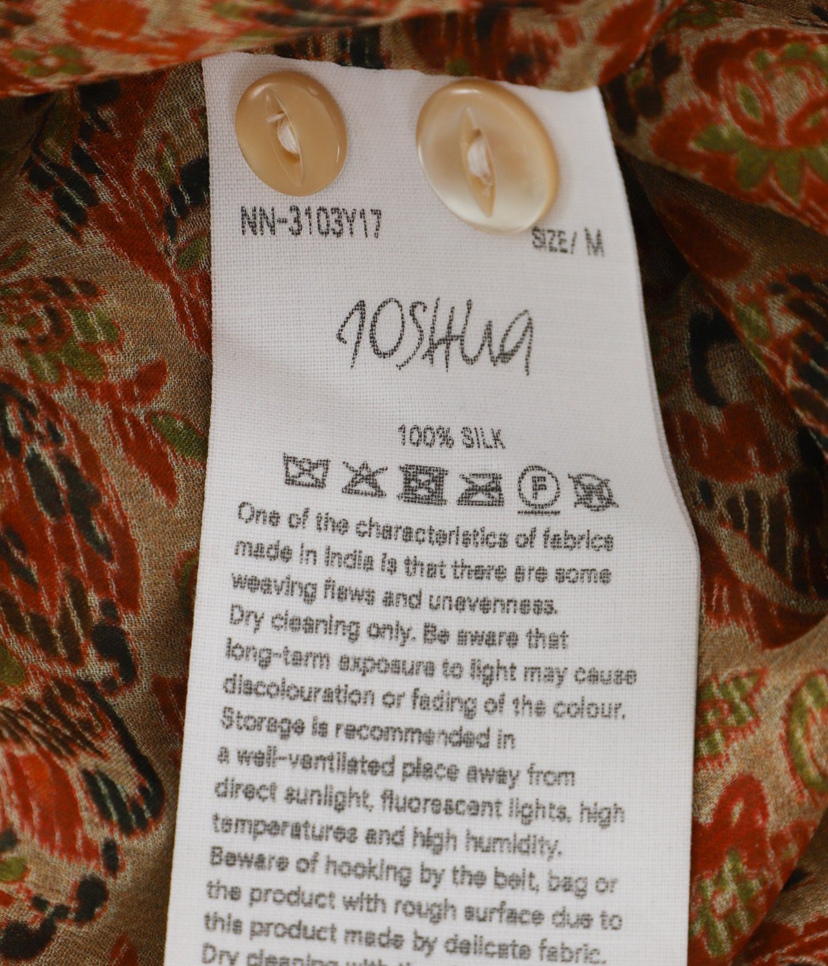 JOSHUA / ジョシュア (シルクシフォン オープンカラーシャツ 