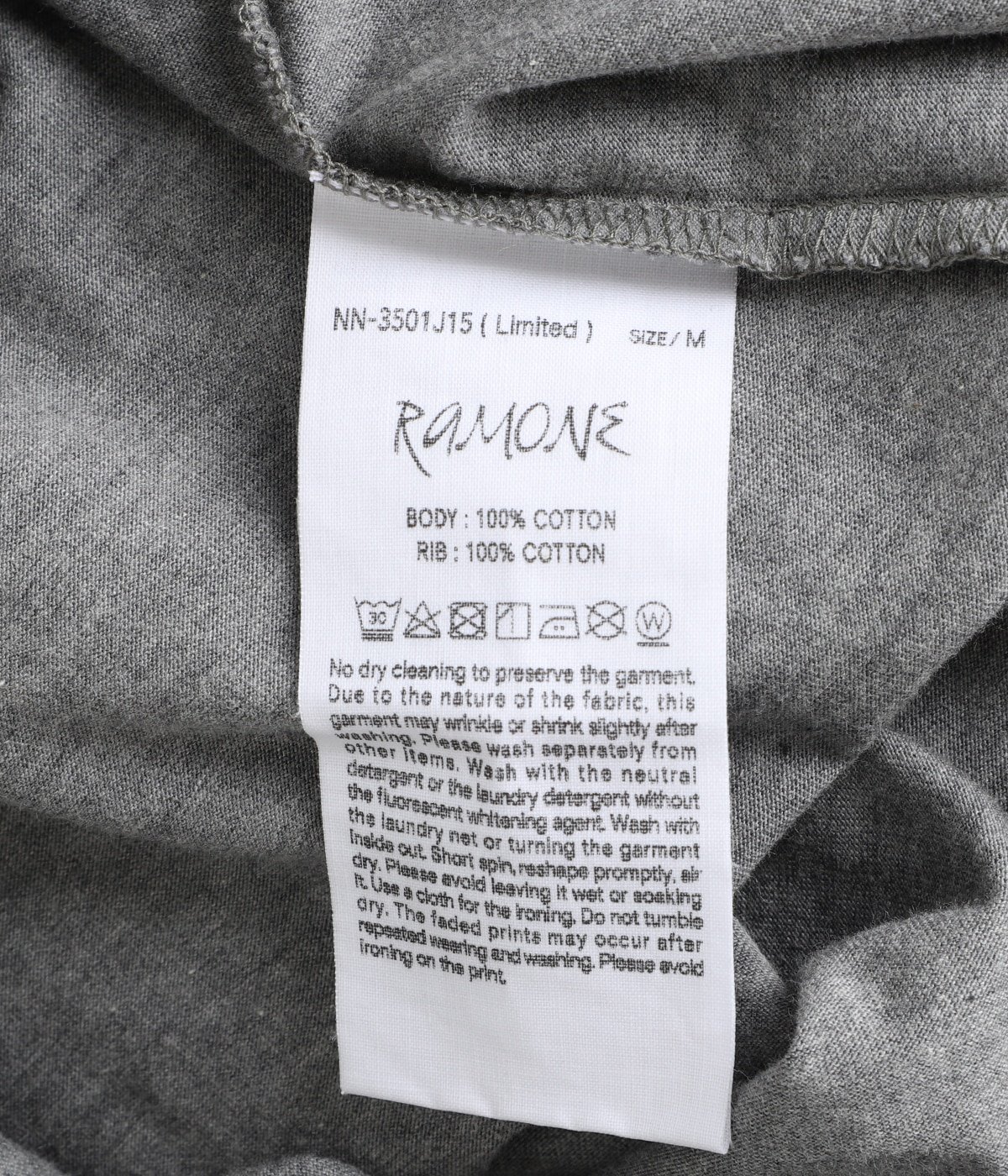 RAMONE / ラモーン( クルーネックTシャツ - ゼウス ) | NICENESS 
