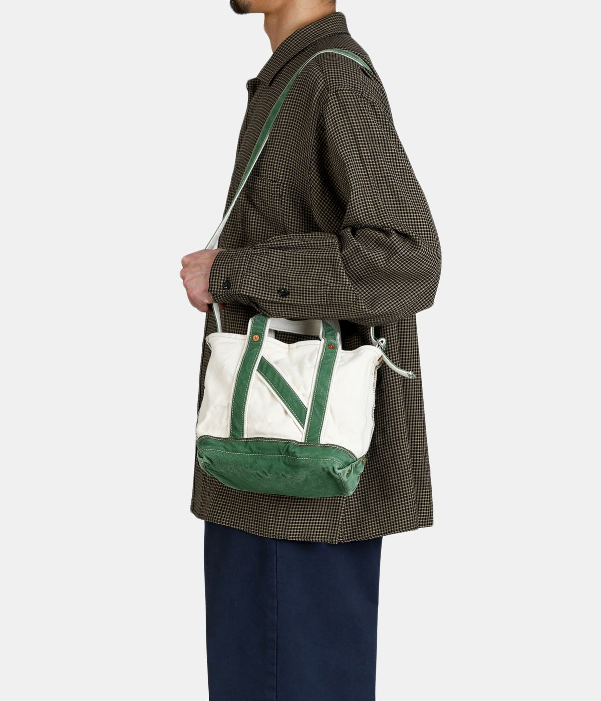 NICENESS ナイスネス M.LESH （NN-3602A17） M.LESH / M.レッシュ (NNエイジドエフェクトショルダートートバッグ
