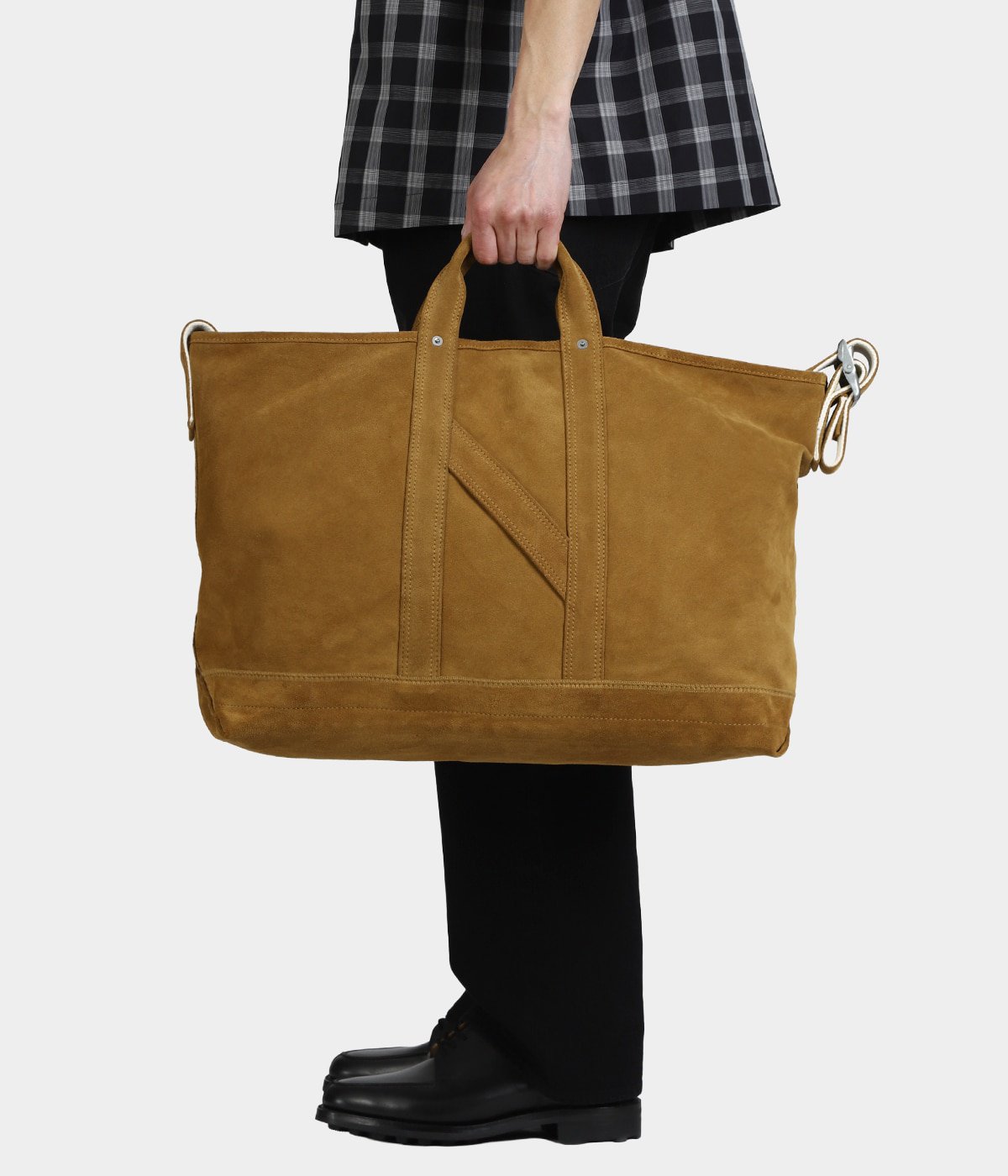 S.LEDZ / S.レッズ (スエードレザー NNショルダートートバッグ