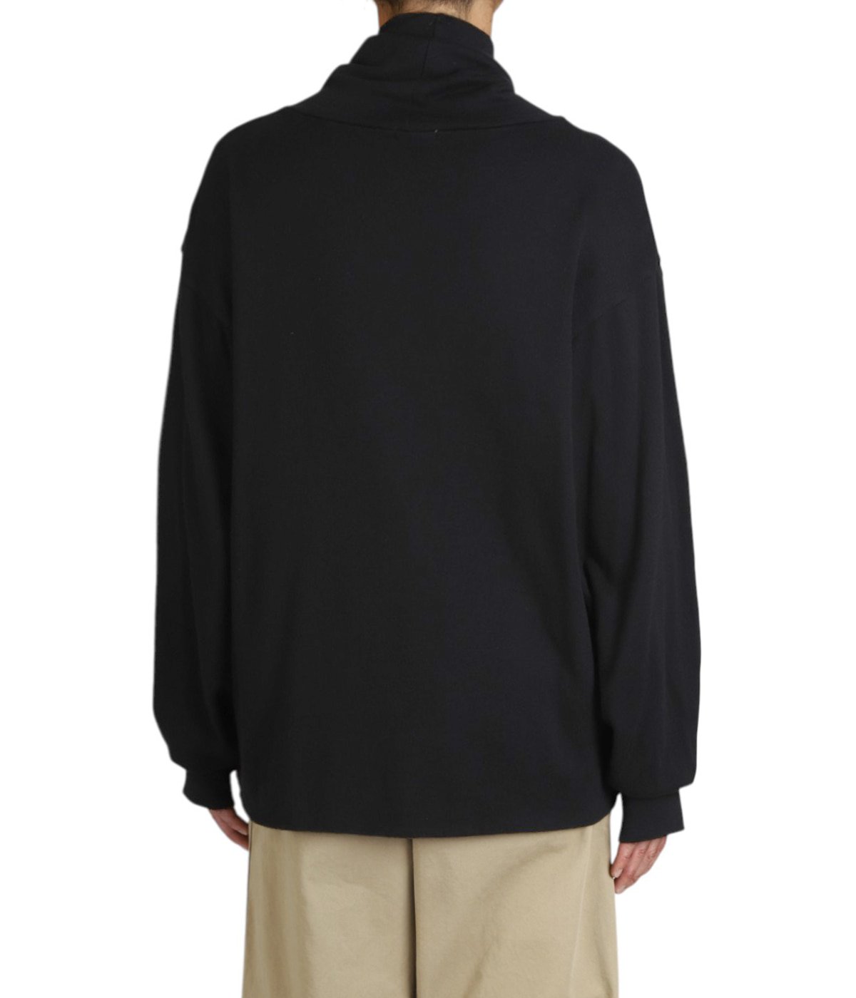 BUCKLEY / バックリィ ( コットンカシミヤ ルーズネック L/S シャツ 