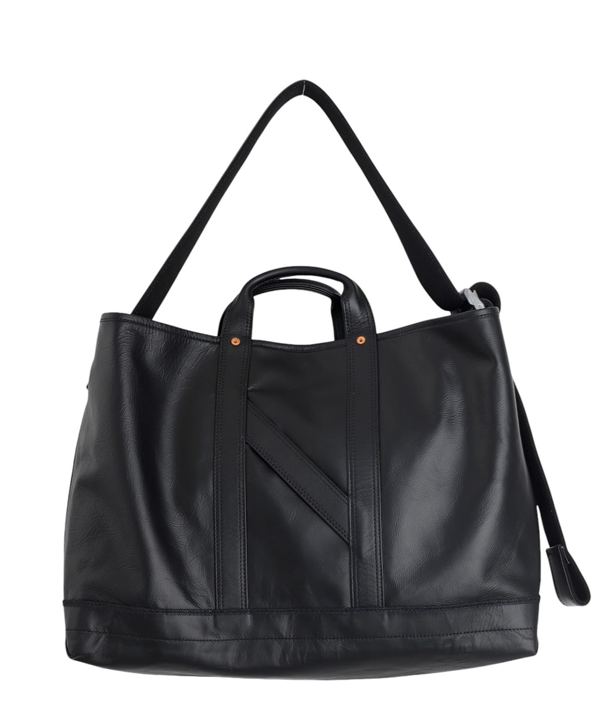 ナイスネス H.LEDZ H.レッズ　ショルダートートバッグ　レザー　革ブラック H.LEDZ / H.レッズ ( ホースレザーショルダートートバッグ